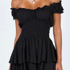 Princess Polly The Love Galore Romper Black Size 8